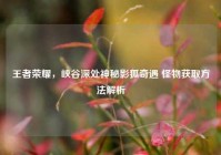 王者荣耀，峡谷深处神秘影狐奇遇 怪物获取方法解析