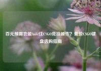 百元预算也能hold住CSGO竞技操作？低价CSGO键盘选购指南