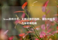 Steam游戏小号，无限注册的利弊、潜在风险与合规使用指南