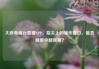 大连电视台直播APP，指尖上的城市窗口，能否观看中超联赛？