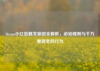 Steam小红信触发原因全解析，必知规则与千万要避免的行为