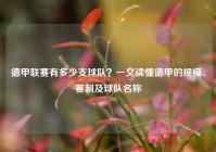 德甲联赛有多少支球队？一文读懂德甲的规模、赛制及球队名称