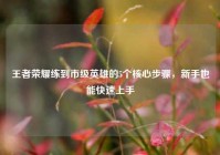 王者荣耀练到市级英雄的5个核心步骤，新手也能快速上手