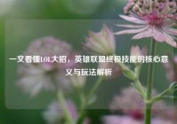 一文看懂LOL大招，英雄联盟终极技能的核心意义与玩法解析