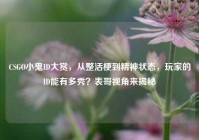 CSGO小鬼ID大赏，从整活梗到精神状态，玩家的ID能有多秀？表哥视角来揭秘