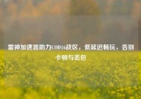 雷神加速器助力COD16战区，低延迟畅玩，告别卡顿与丢包