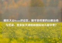 模拟大山Steam评论区，躺平游戏里的山巅治愈与荒诞，竟牵扯天津格林国际幼儿园学费？