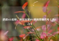 逆战ACE名称，刻在玩家DNA里的荣耀代号（含ace32）