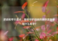 逆战机甲大盘点，那些守护战场的钢铁英雄都叫什么名字？