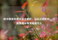 和平精英军需宝箱全解析，从玩法到奖励，一篇看懂军需宝箱是什么