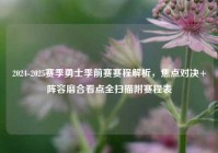 2024-2025赛季勇士季前赛赛程解析，焦点对决+阵容磨合看点全扫描附赛程表
