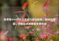 免费看WWE的合法渠道与避坑指南，别踩这些雷，还能知道哪里看免费电视