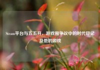 Steam平台与五五开，游戏圈争议中的时代印记及他的游戏