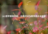 2022意甲赛程回顾，经典对决与赛季亮点全解析