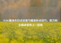 PUBG瞄准心白点设置与瞄准标点技巧，助力射击精准度再上一层楼