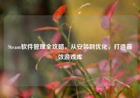 Steam软件管理全攻略，从安装到优化，打造高效游戏库