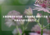 王者荣耀进阶全攻略，从青铜到王者的6个关键突破点与战令进阶方法