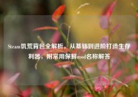 Steam饥荒背包全解析，从基础到进阶打造生存利器，附常用保鲜mod名称解答