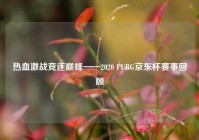 热血激战竞逐巅峰——2020 PUBG京东杯赛事回顾
