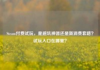 Steam付费试玩，是避坑神器还是新消费套路？试玩入口在哪里？