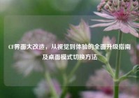 CF界面大改造，从视觉到体验的全面升级指南及桌面模式切换方法