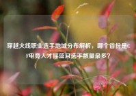 穿越火线职业选手地域分布解析，哪个省份是CF电竞人才摇篮且选手数量最多？