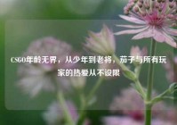 CSGO年龄无界，从少年到老将，茄子与所有玩家的热爱从不设限