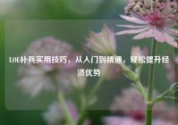 LOL补兵实用技巧，从入门到精通，轻松提升经济优势