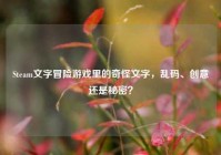 Steam文字冒险游戏里的奇怪文字，乱码、创意还是秘密？