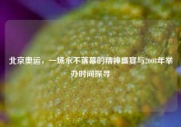北京奥运，一场永不落幕的精神盛宴与2008年举办时间探寻