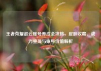 王者荣耀赵云账号养成全攻略，皮肤收藏、战力登顶与账号价值解析