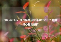 PUBG与CSGO，谁才是硬核竞技游戏之王？两者核心区别解析