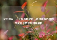 NCAA球衣，不止是赛场战袍，更是青春热血的文化符号及号码规则解析