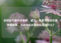 逆战长刀属性全解析，威力、攻速与实战价值深度拆解，刀战中玩长枪的玩家叫什么？