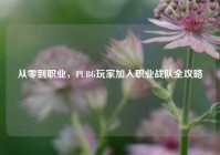 从零到职业，PUBG玩家加入职业战队全攻略