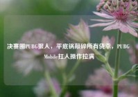 决赛圈PUBG狠人，平底锅敲碎所有侥幸，PUBG Mobile扛人操作拉满