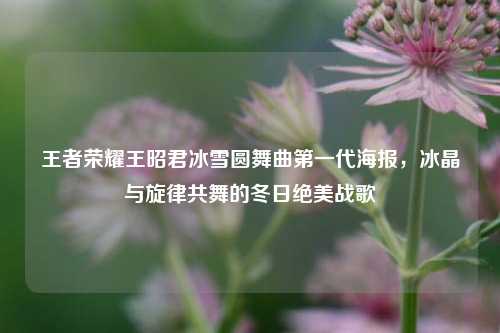 王者荣耀王昭君冰雪圆舞曲第一代海报，冰晶与旋律共舞的冬日绝美战歌