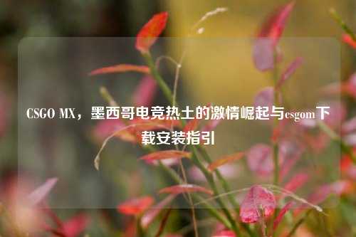 CSGO MX，墨西哥电竞热土的激情崛起与csgom下载安装指引