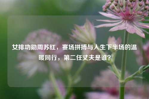 女排功勋周苏红,赛场拼搏与人生下半场的温暖同行,第二任丈夫是谁?