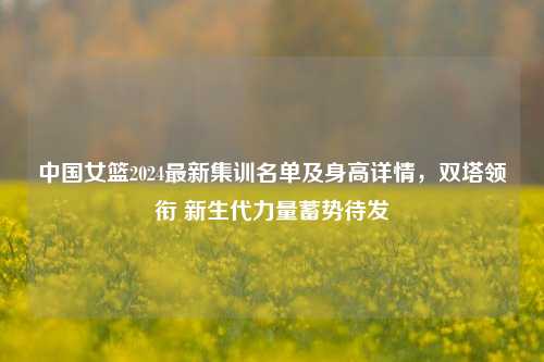 中国女篮2024最新集训名单及身高详情，双塔领衔 新生代力量蓄势待发