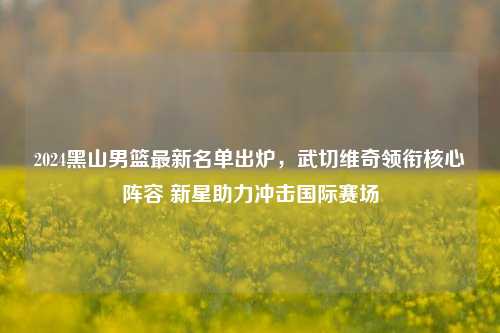 2024黑山男篮最新名单出炉,武切维奇领衔核心阵容 新星助力冲击国际赛场
