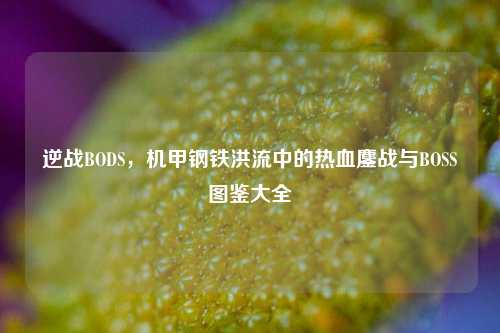 逆战BODS，机甲钢铁洪流中的热血鏖战与BOSS图鉴大全