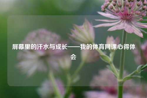 屏幕里的汗水与成长——我的体育网课心得体会