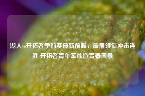 湖人vs开拓者季前赛最新前瞻,詹眉领衔冲击连胜 开拓者青年军欲掀青春风暴