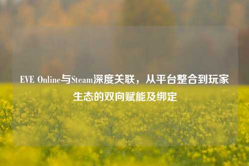 EVE Online与Steam深度关联,从平台整合到玩家生态的双向赋能及绑定