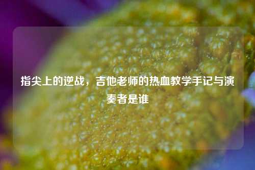 指尖上的逆战，吉他老师的热血教学手记与演奏者是谁
