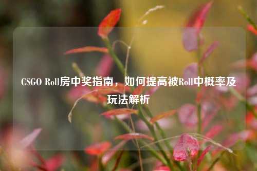 CSGO Roll房中奖指南，如何提高被Roll中概率及玩法解析