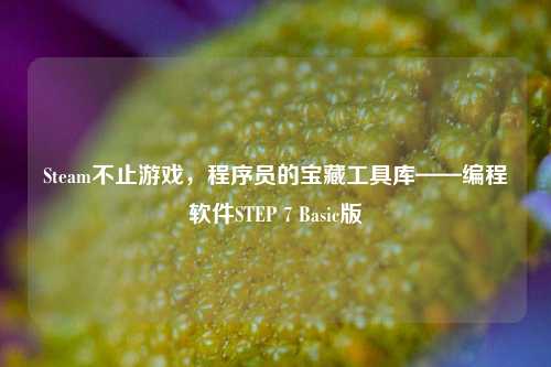 Steam不止游戏，程序员的宝藏工具库——编程软件STEP 7 Basic版