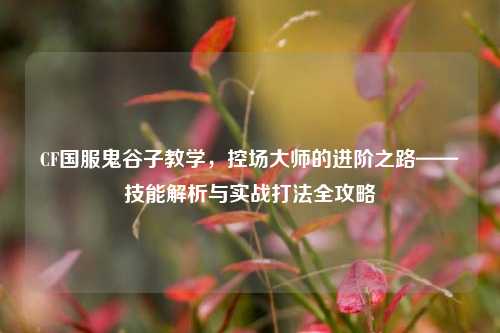 CF国服鬼谷子教学，控场大师的进阶之路——技能解析与实战打法全攻略