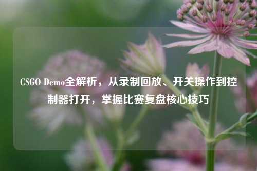 CSGO Demo全解析，从录制回放、开关操作到控制器打开，掌握比赛复盘核心技巧